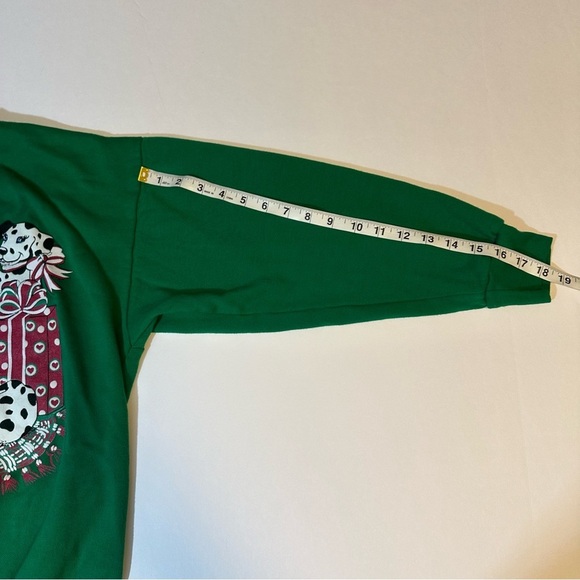Vtg 90s Nutcracker Dalmatian Christmas sweatshirt - Picture 7 of 7